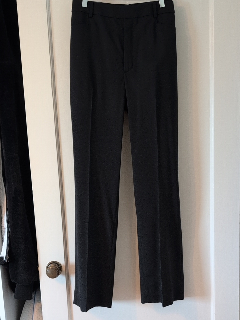 Banana Republic Black Straight-Leg Trousers